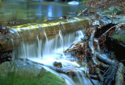 log waterfall