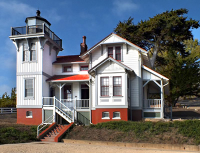 Point San Luis Lighthouse was built in 1889 after the Queen of the Pacific ran aground