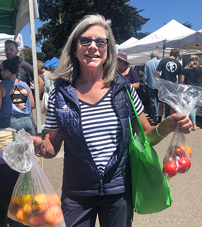 Farmers Market in Baywood on Mondays is popular with locals and visitors