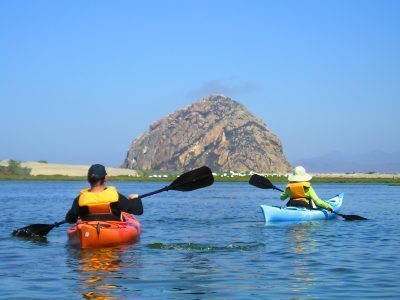 Kayakers on Morro Bay touring