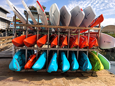 Kayaks and SUPs for rent in Morro Bay